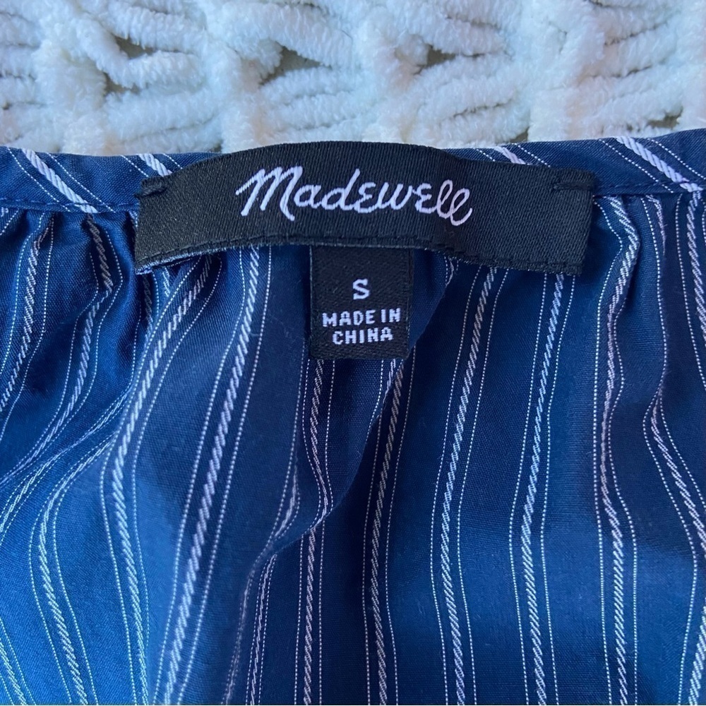 MADEWELL Women’s Blouse Sz S Cottage Core Floral Core Hyperfeminine Sustainable - Picture 8 of 10